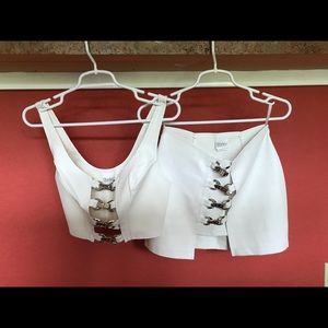 Mini skirt and top